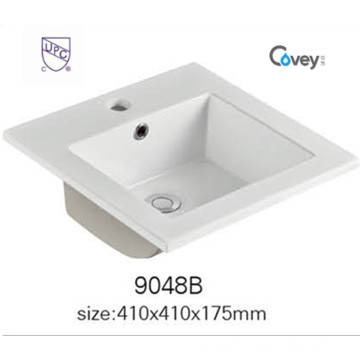 China Sanitary Ware Thin Edge Ceramic Sink/Basin with Cupc (A-9048B)